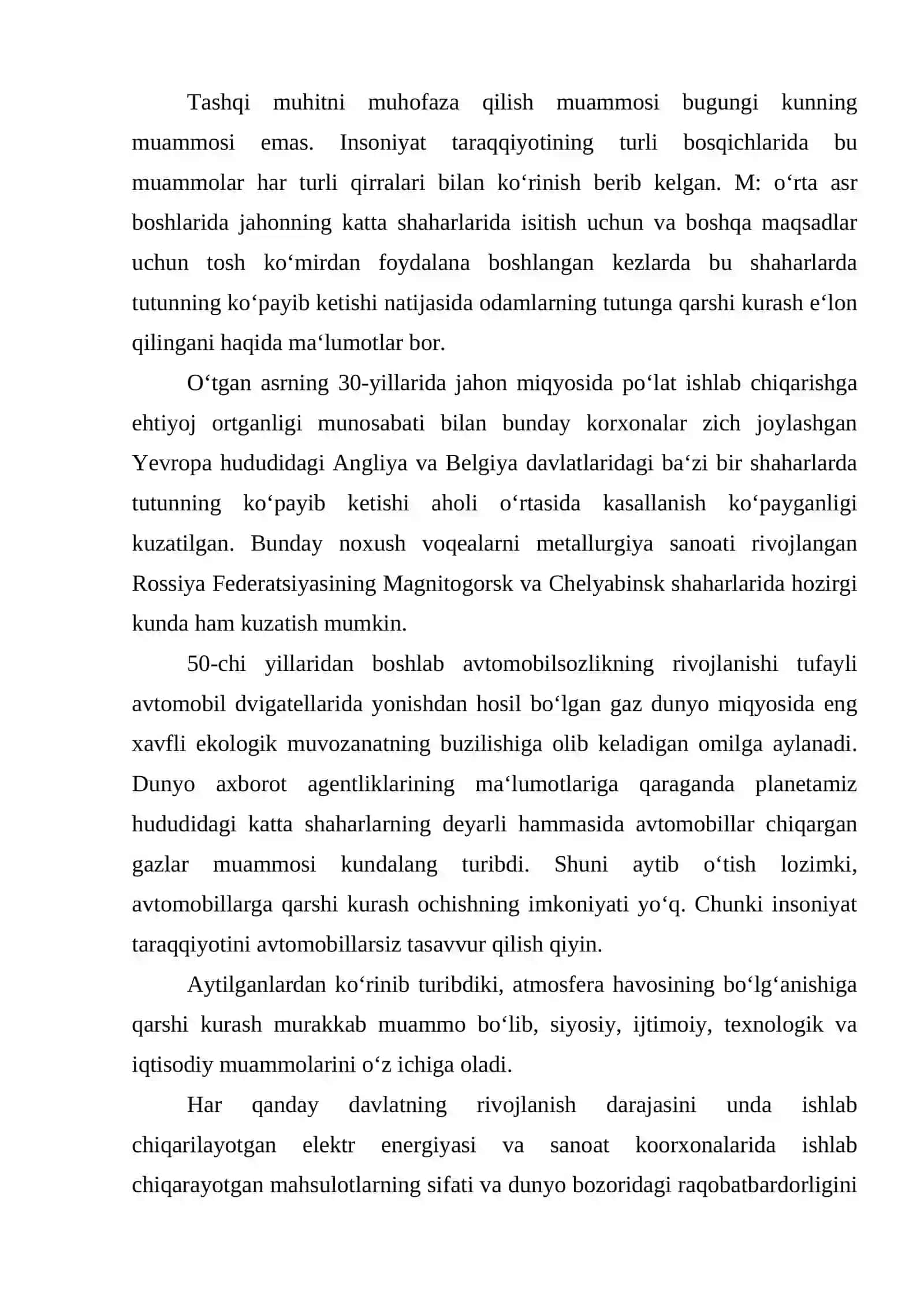 ATROF MUHITNING IFLOSLANISHI 2