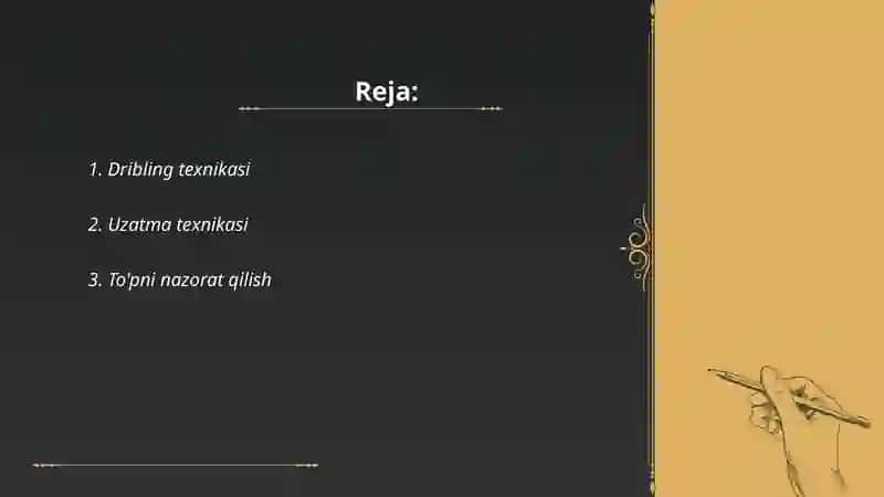 Dribling texnikasi 2