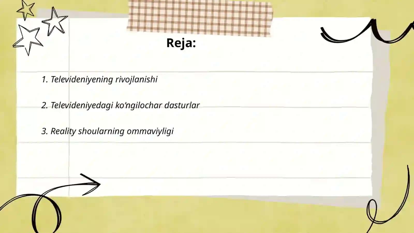 ***Televideniyening rivojlanishi*** 2