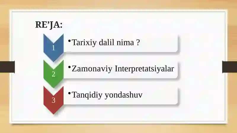 Tarixiy dalil va uning interpritasiyasi 2