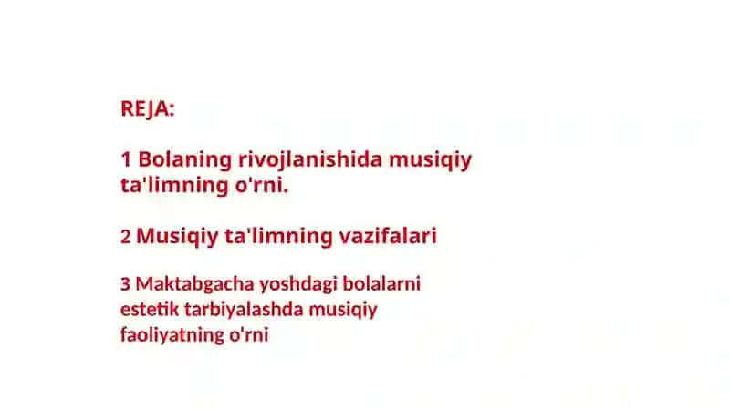 Bolalar hayoti damusiqaning o'rni va ro'li 2