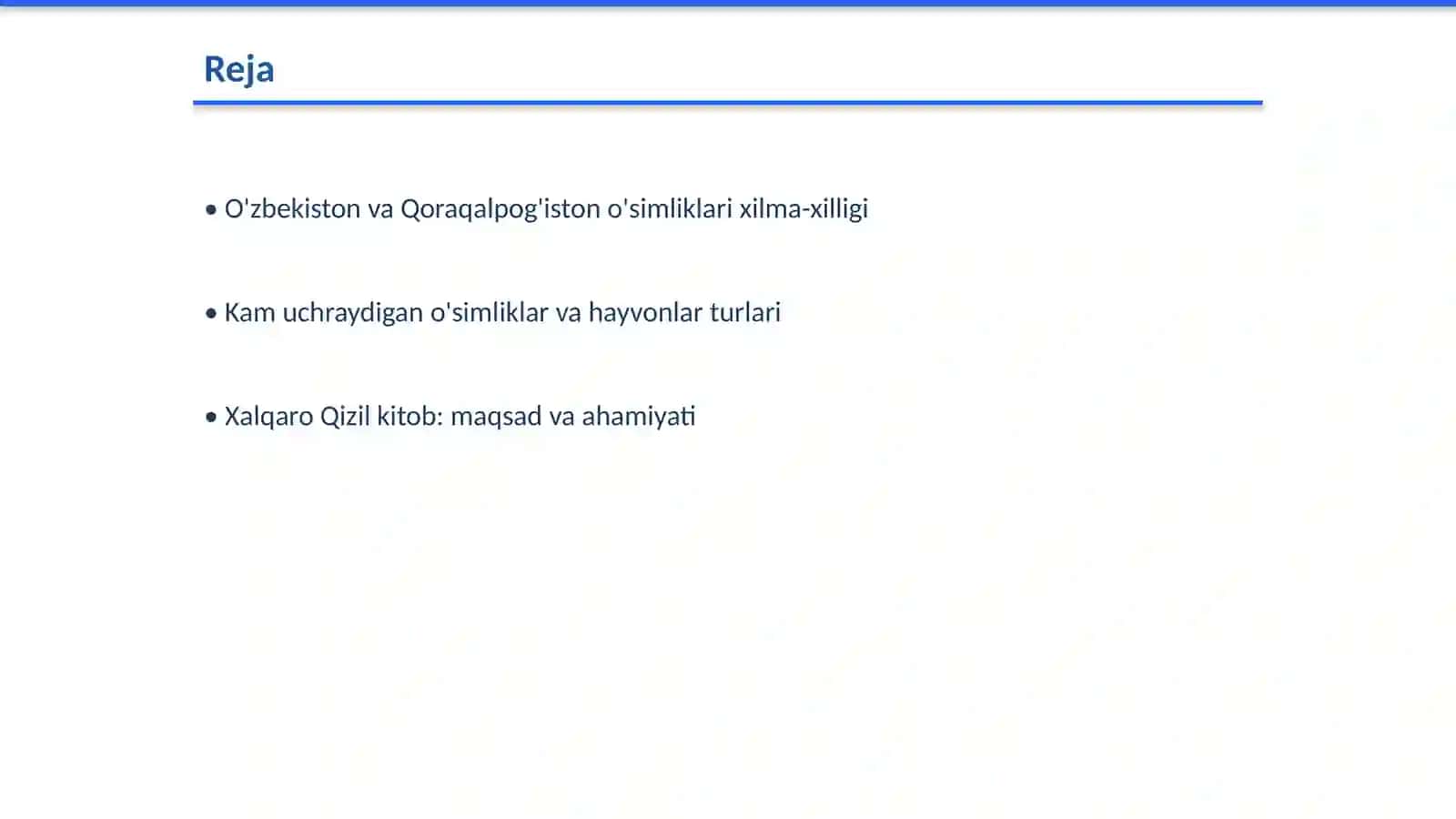 O'simliklar va hayvonlar, O'zbekiston va Qoraqalpog'istonda kam uchraydigan oʻsimliklar Xalqaro Qizil kitob 2