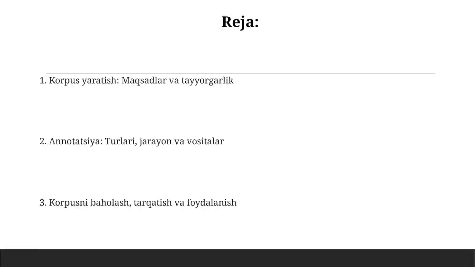 Korpusyaratishvaannotatsiyalashbosqichlari 2