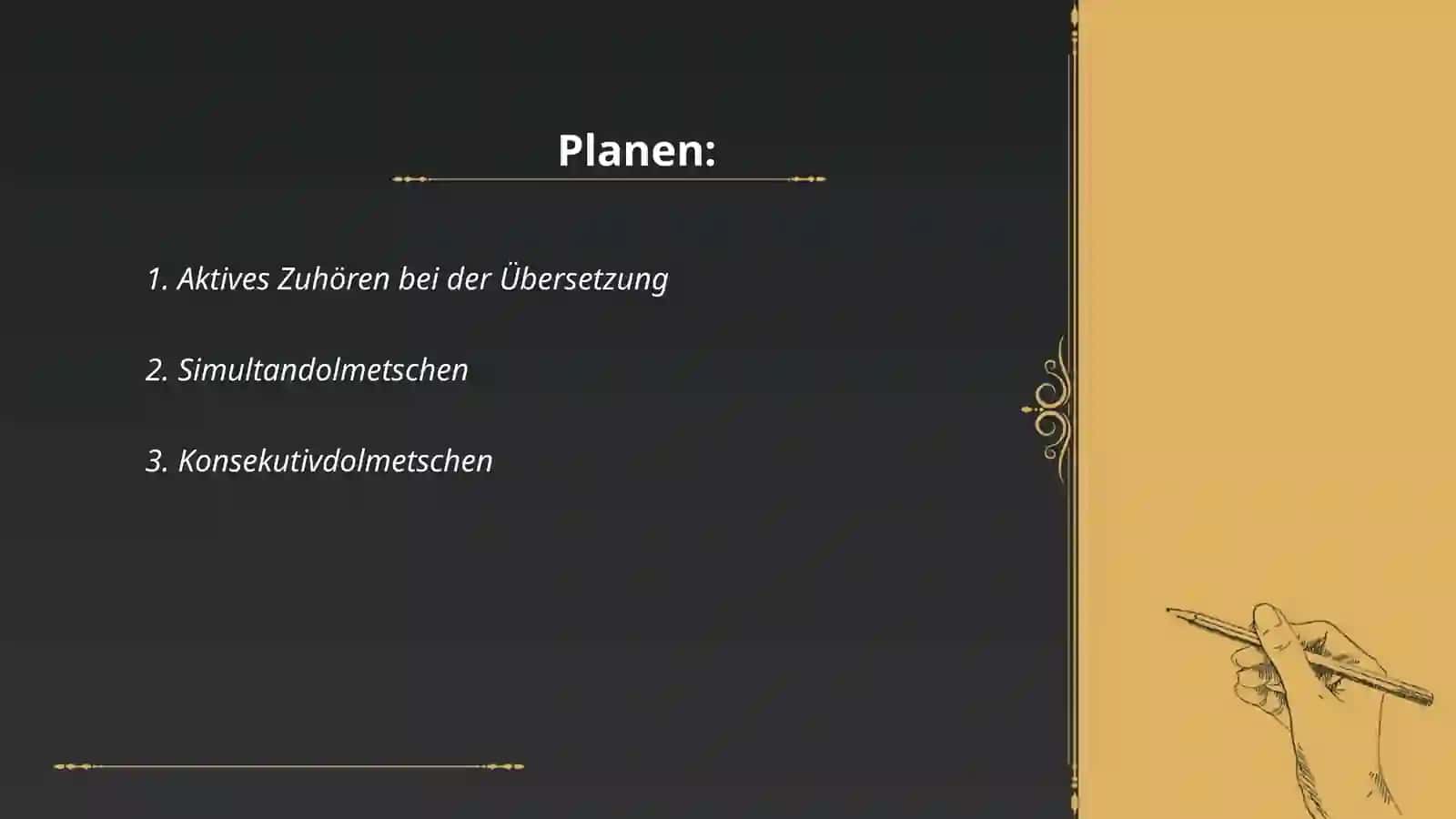 Aktives Zuhören bei der Übersetzung 2