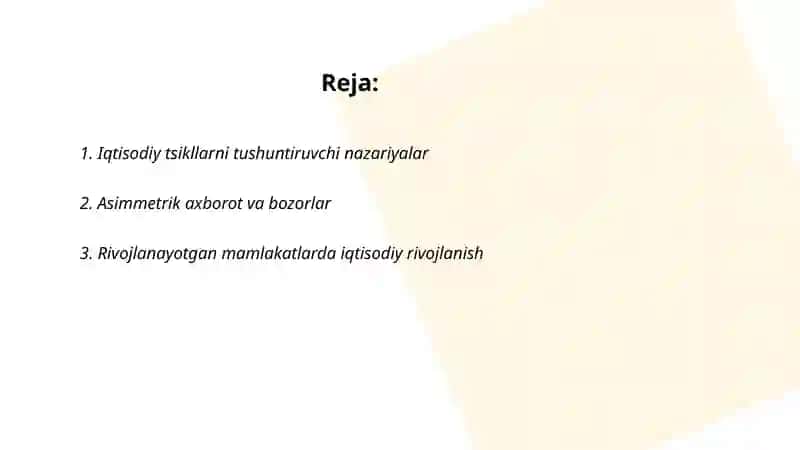 Iqtisodiyot boʻyicha Nobel mukofoti laureatlarining gʻoyalari 2