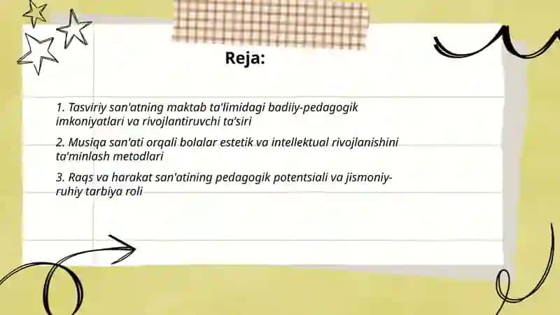 Tasviriy san'atning maktab ta'limidagi badiiy-pedagogik imkoniyatlari va rivojlantiruvchi ta'siri 2