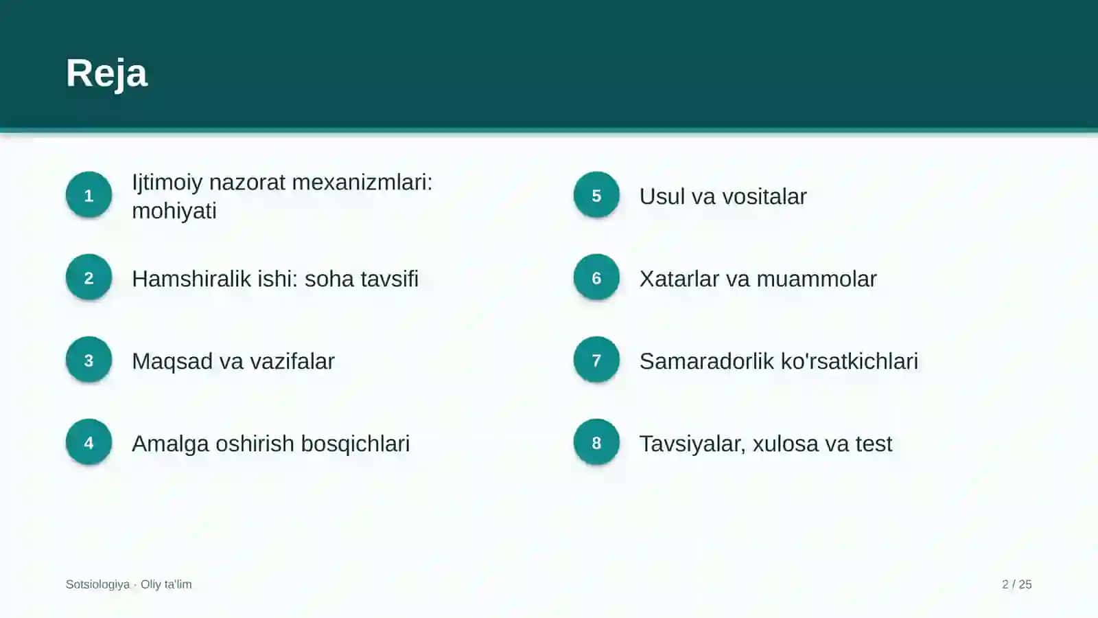 Hamshiralik ishida ijtimoiy nazorat mexanizmlari 2