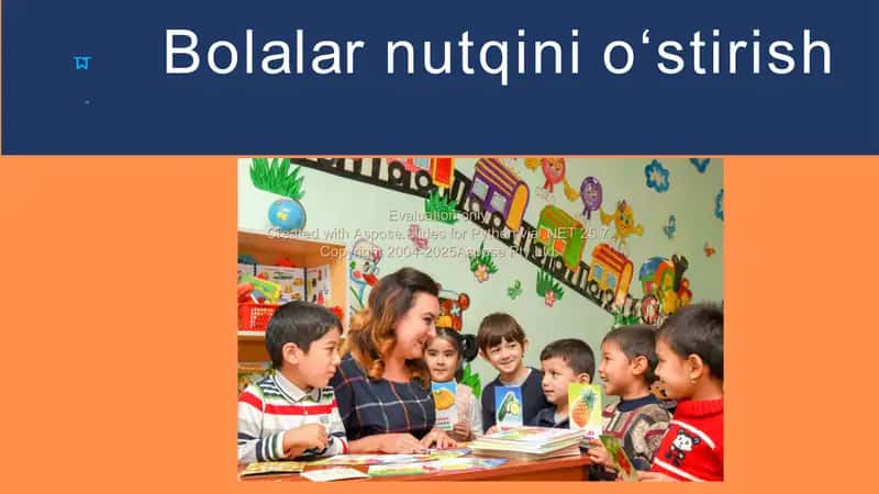 Nutqning o‘stirish nazariyasi va metodikasi 2