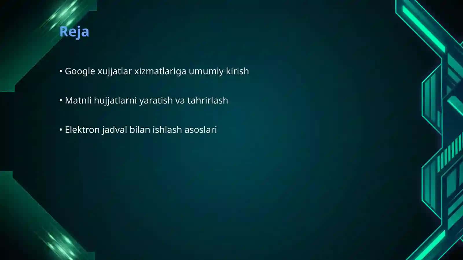 Google xujjatlar bilan ishlash xizmatlari 2