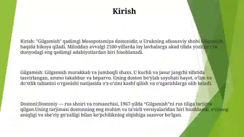 Gilgamish Dostoni 2
