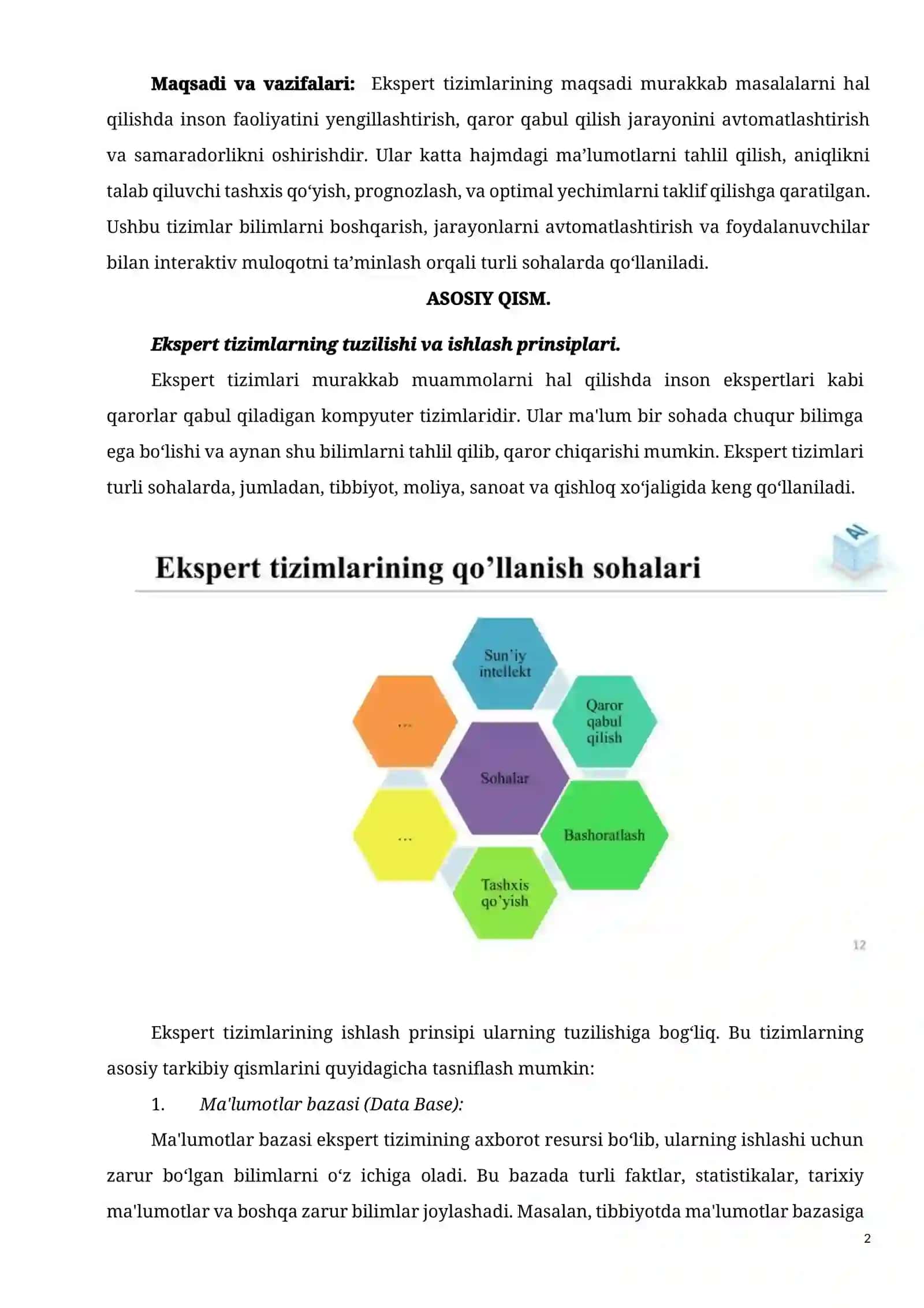Ekspert Tizimlar 2
