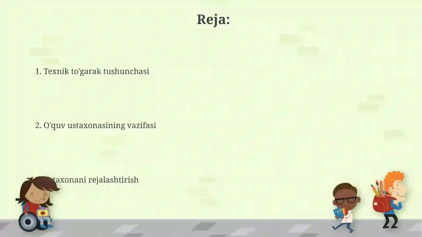 Texnik to'garaklarda o'quv ustaxonasini tashkil etish va jizxozlash 2