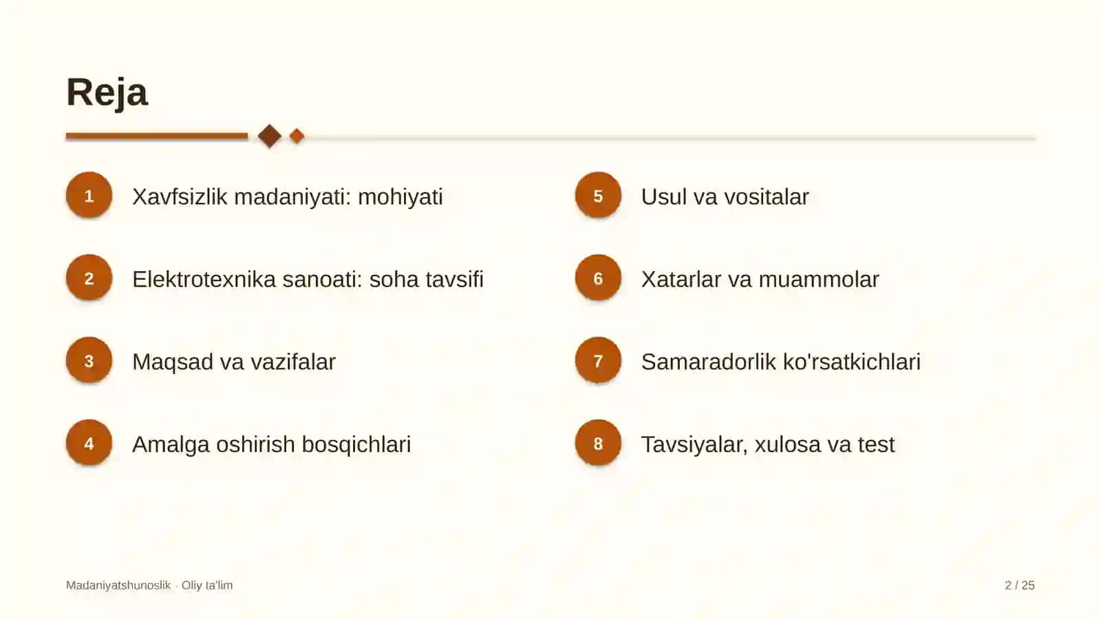 elektrotexnika sanoatida xavfsizlik madaniyati 7600 2