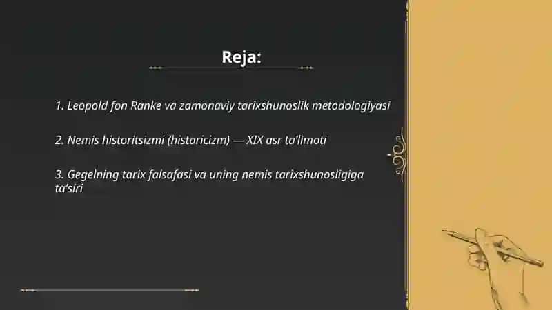 Germaniya tarixiy taʼlimotlar 2