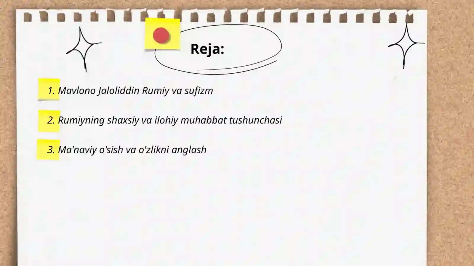 J.Rumiyning falsafiy qarashlari 2
