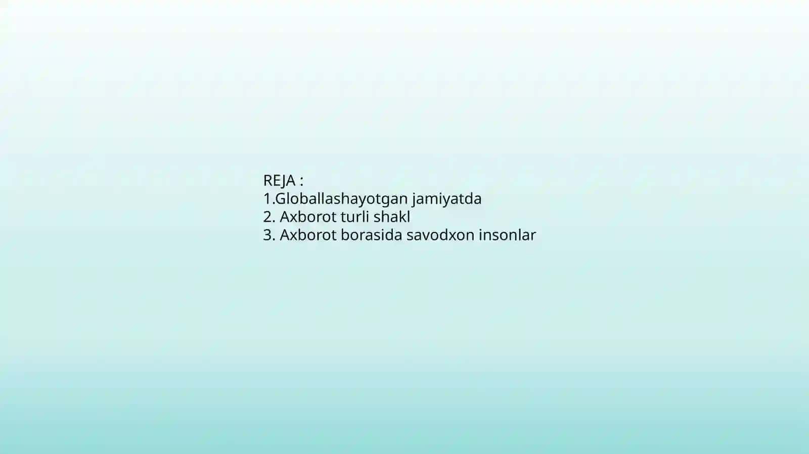 Axborotolish va foydalanish metodlari 2