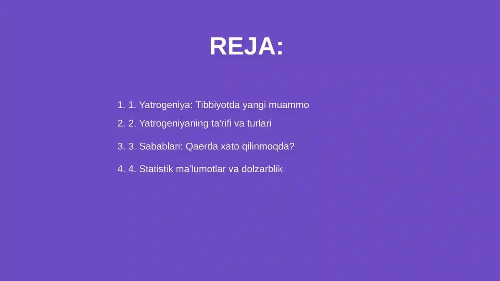 Yatrogeniya muammolari 2