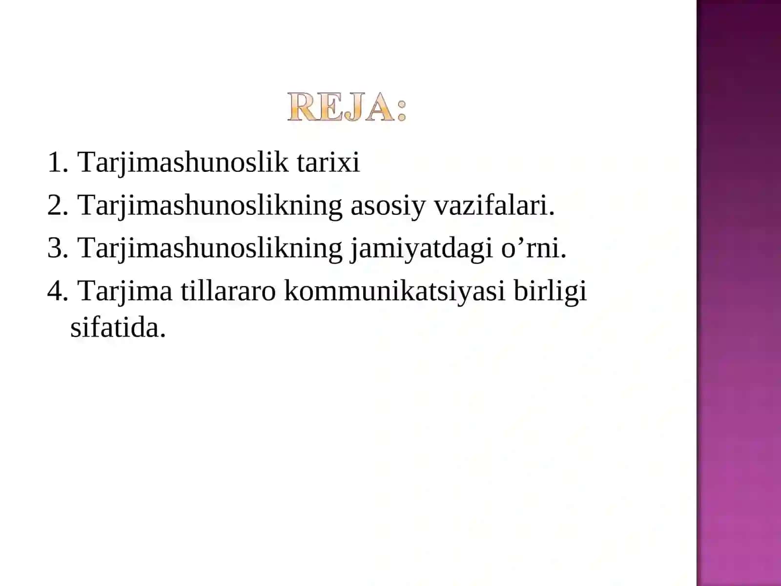 Tarjimashunoslik tarixi 2