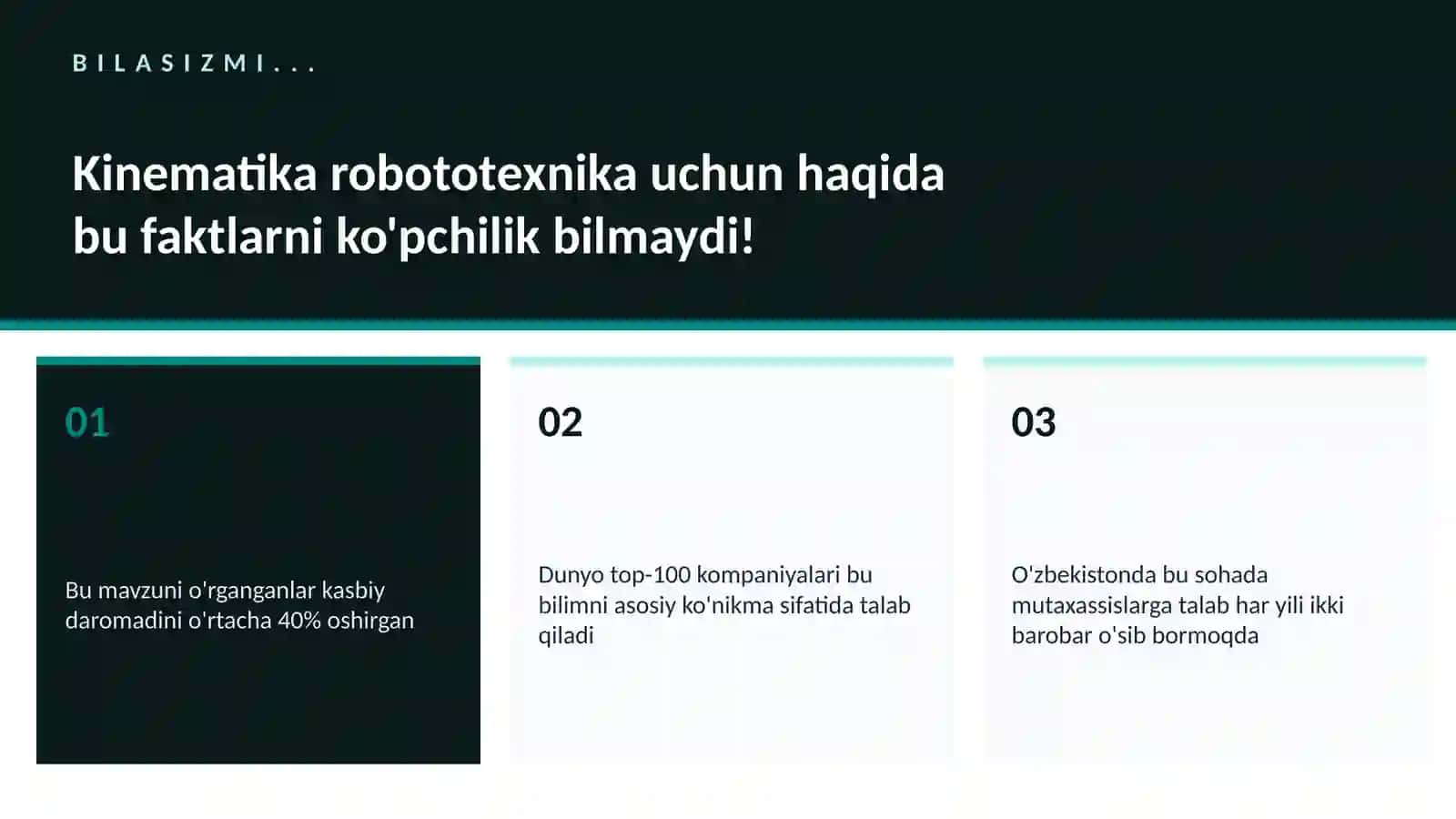 ROBOTOTEXNIKA VA AVTOMATLASHTI 2