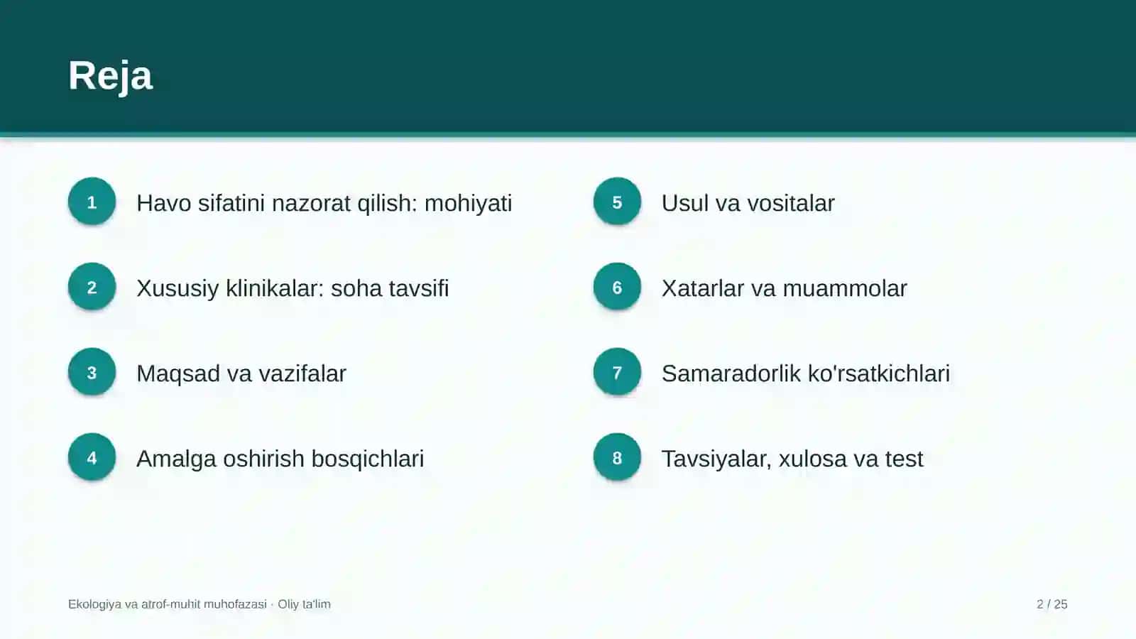 Xususiy klinikalarda havo sifatini nazorat qilish 2