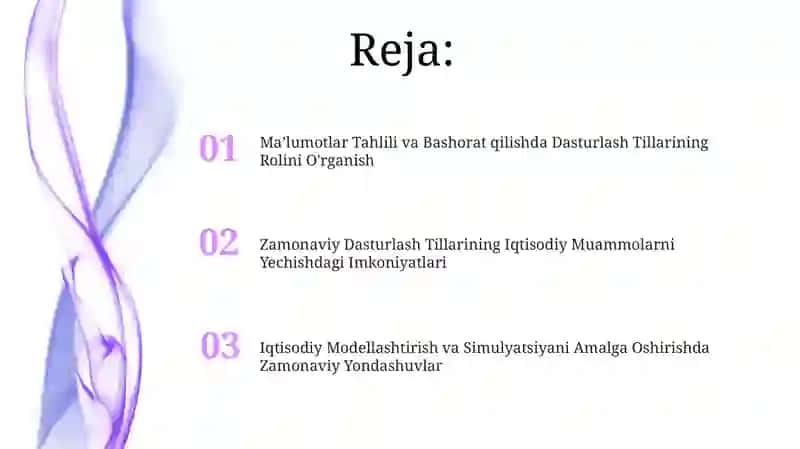 Iqtisodiy Muammolarni Hal Qilish 2