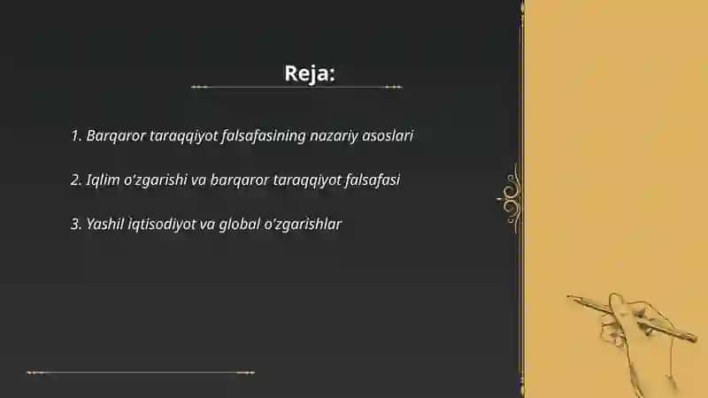 Barqaror taraqqiyot falsafasining nazariy asoslari 2