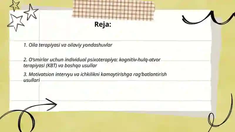 Oila va oʻsmirlarning anti alkogol reabilitatsiyasi metod va shakllari 2