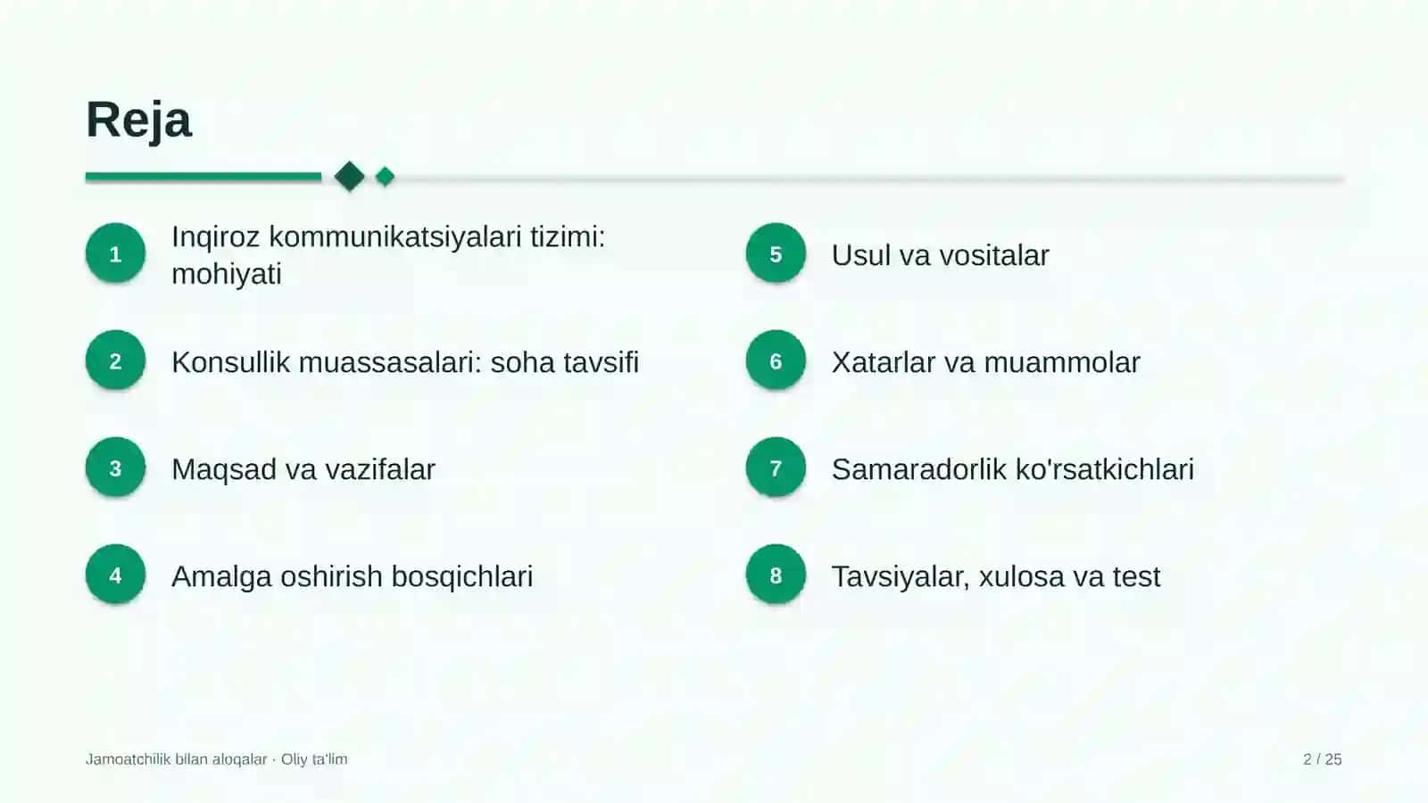 Konsullik muassasalarida inqiroz kommunikatsiyalari tizimi 2