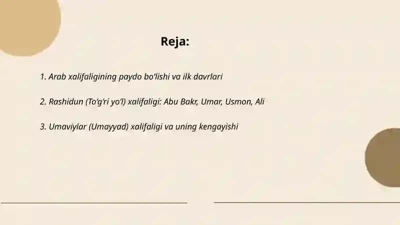 Arab xalifaligi 2