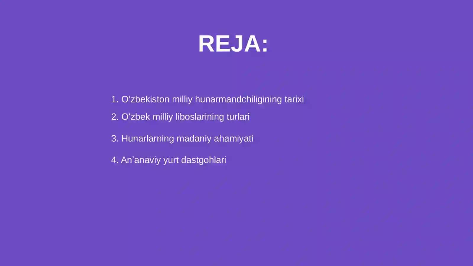 Oʻzbek milliy hunarmandchiligi 2