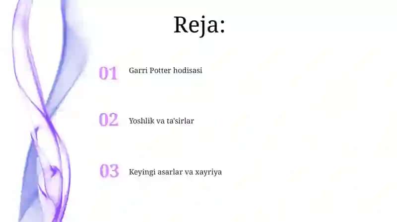 Joan Rolling hayoti va ijodi 2