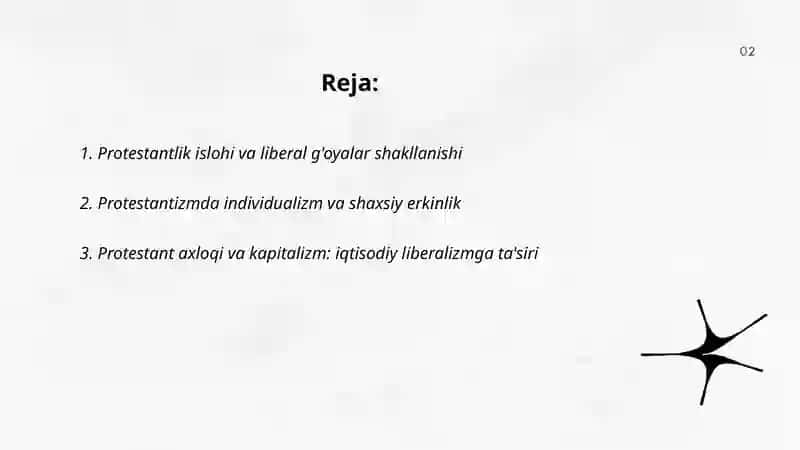 Protestantizmning liberal g'oyalar rivojiga ta'siri 2
