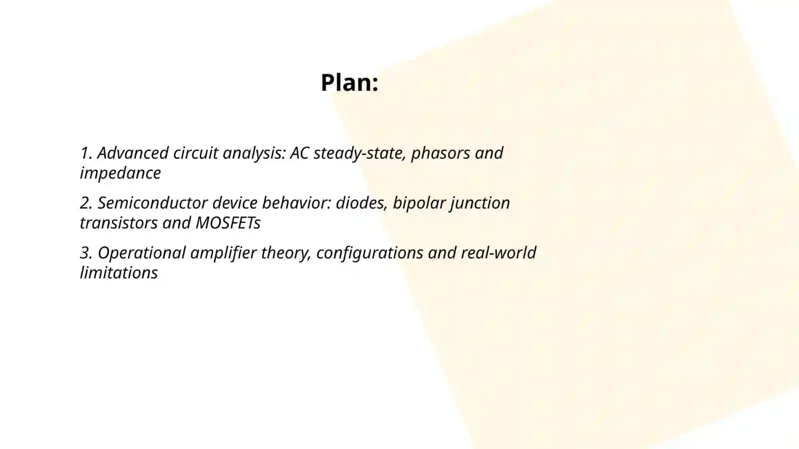 ELECTRONICS AND CIRCUITS 2 SCIENCE, CONTENT AND METHODS by Nurillayeva Farangiz 2