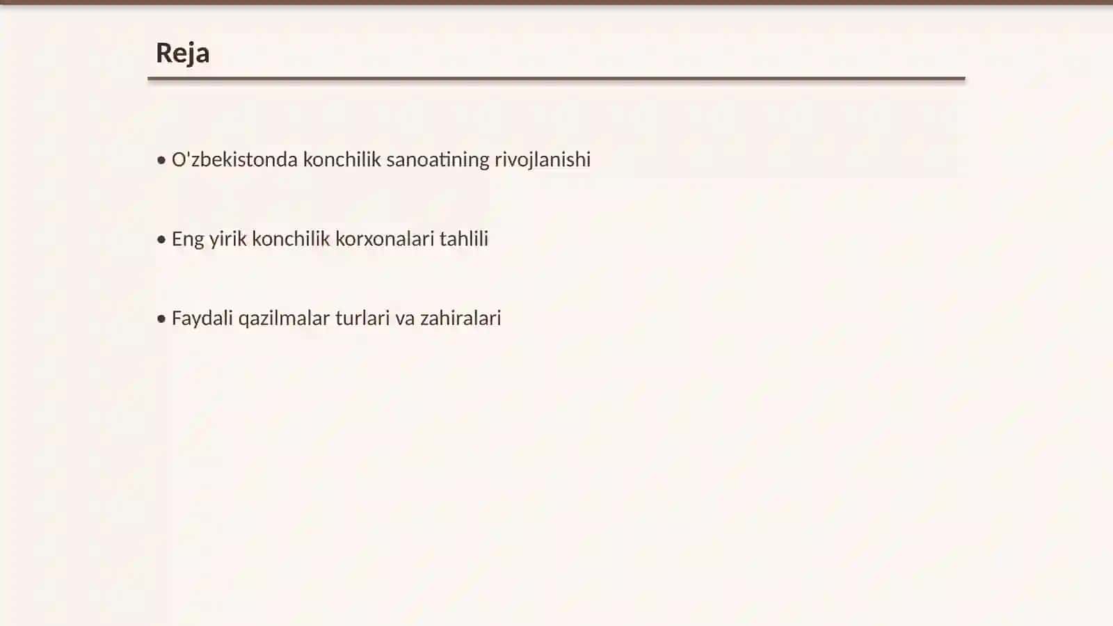 O'zbekistonda faydali qazilmalarni qazib oluvchi eng yirik konchilik korxonalari 2