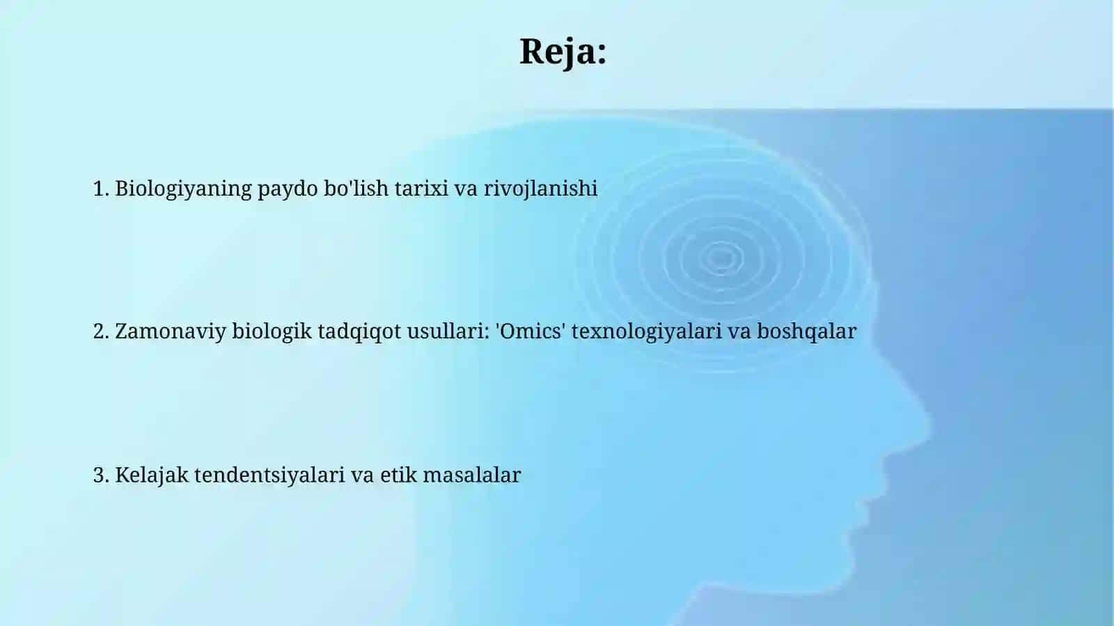 Biologiyada zamonaviy tadqiqot usullari faning paydo bo'lish tarixi 2