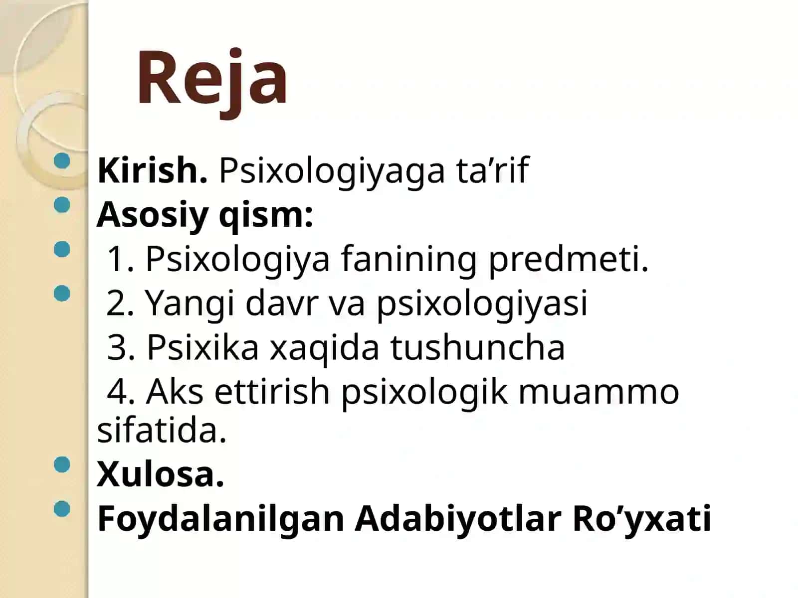 Psixologiyaning predmeti 2