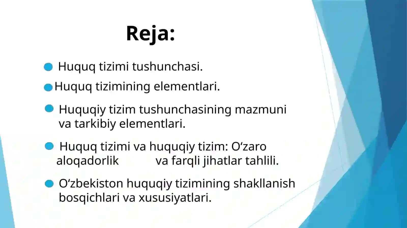 Davlat huquq nazariyasi 2