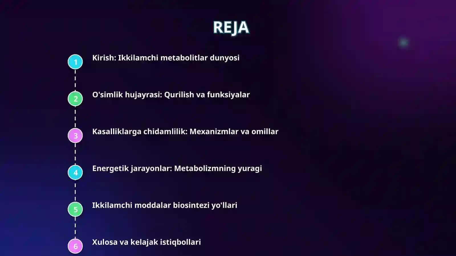Mavzu:o'simliklarnig kelib chiqishi ikkilamchi bo'lgan moddalar 2