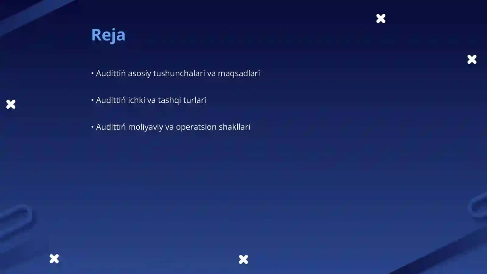 Audittiń túrleri hám formaları xarakteristikası 2