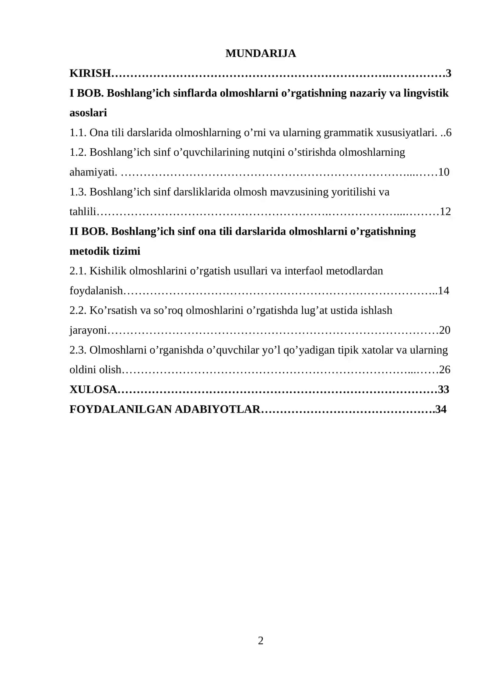 Boshlang’ich sinfda olmoshlarni o’rganish metodikasi 2
