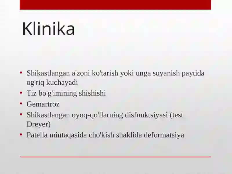 Patellar sinishi 2