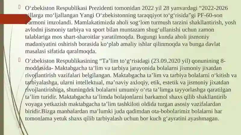 Milliy harakatli o’yinlar va ularning o’rgatilishi metodlari 2