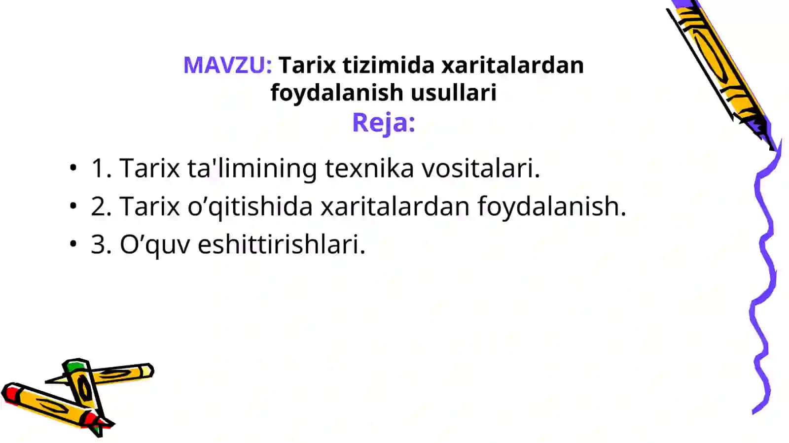 Tarix tizimida xaritalardan foydalanish usullari 2