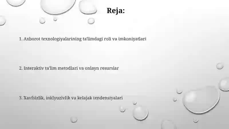 Texnologiya darslarida axborot texnologiyasidan foydalanish 2