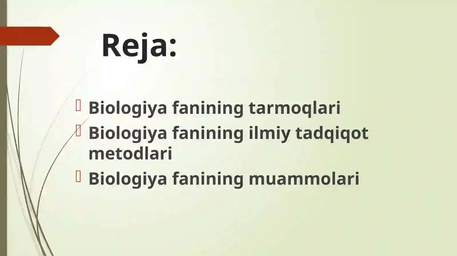 1-dars: Biologiya – hayot haqidagi fan 2
