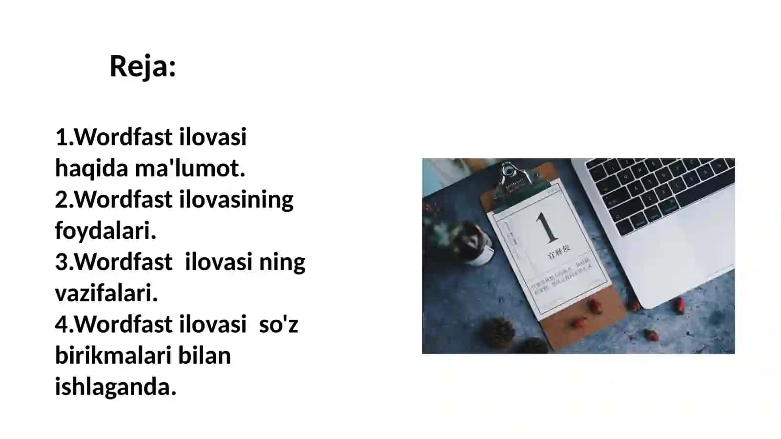 Wordfast ilovasi yordamida matnlarning so'z birikmalari ba'zasini shakllantirish 2