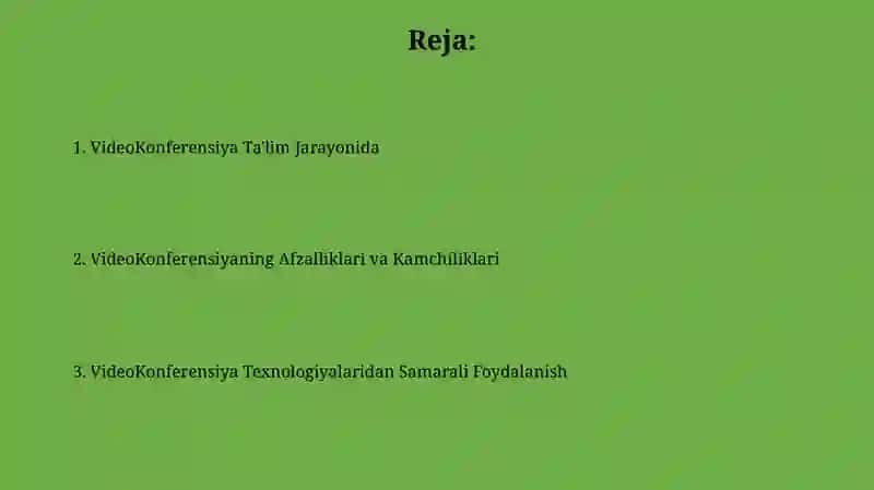 VideoKonferensiya Ta'lim Jarayonida 2