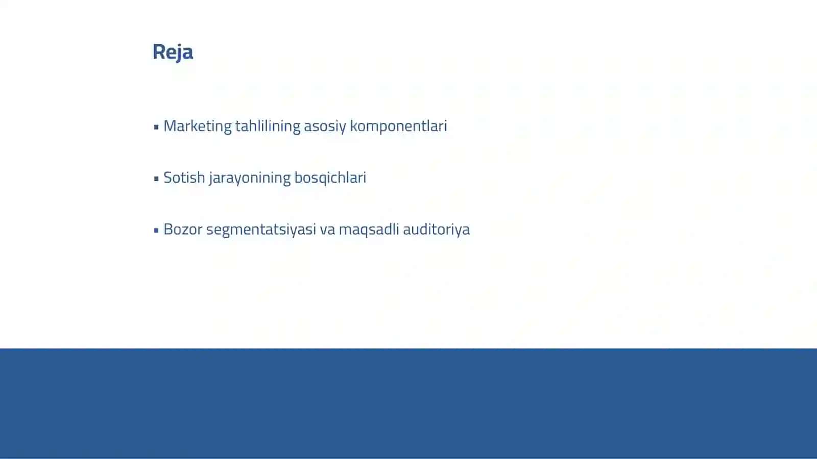 Marketing va sotish tahlili 2