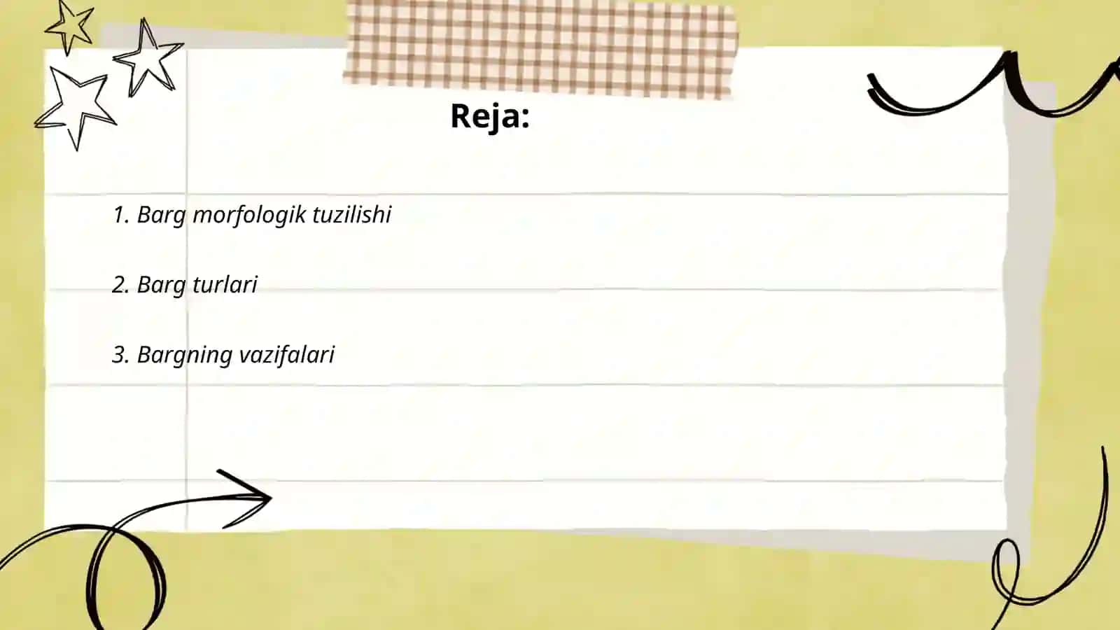 Bargning morfologik tuzilishi, turlari va vazifasi 2