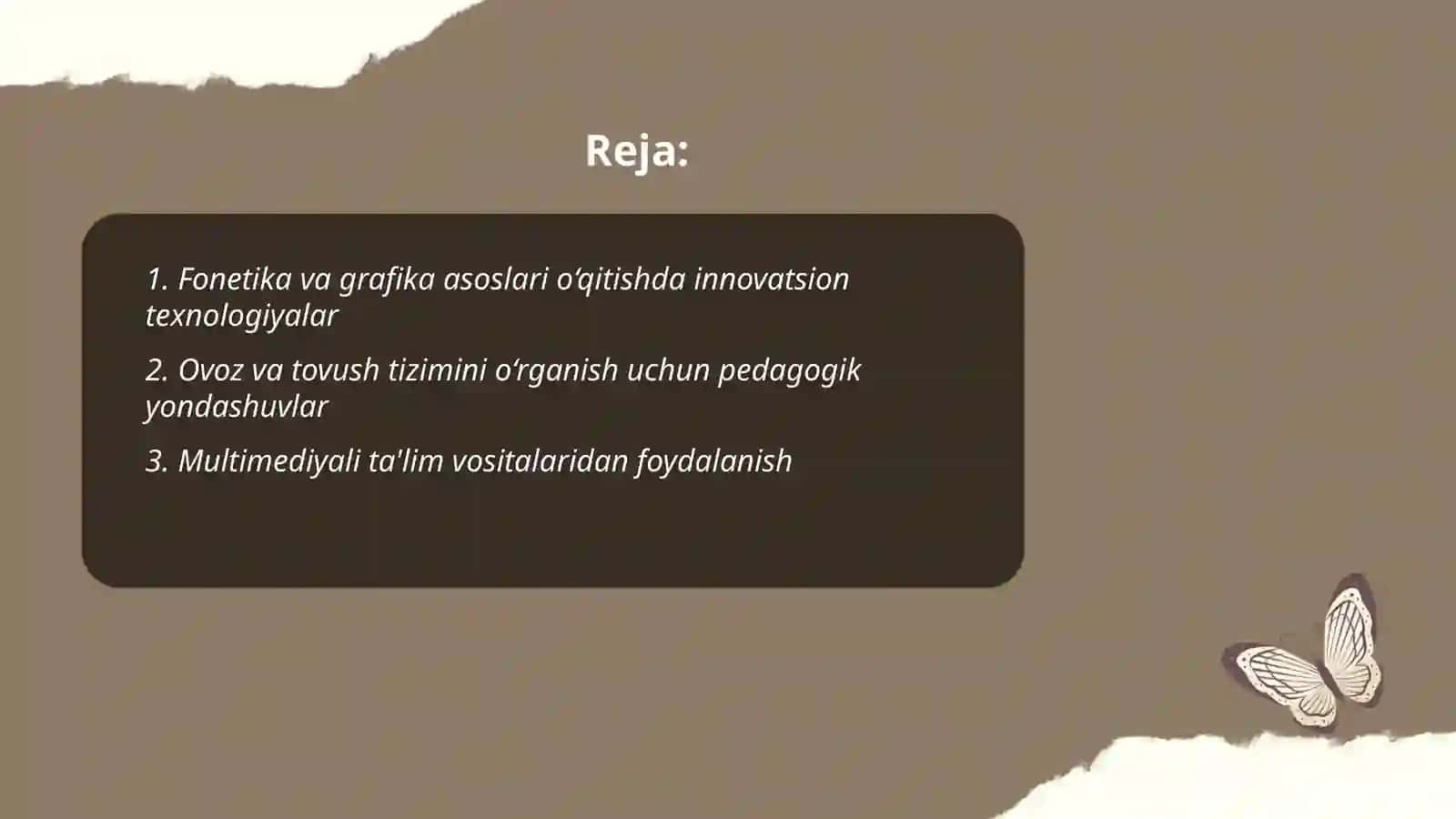 Fonetika va grafika asoslarni o'rgatishda pedagogik texnologiyalarni qo'llash 2
